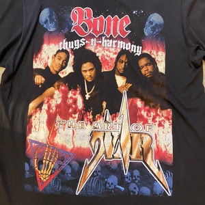 90s bootleg "Bone thugs-n-harmony" T-shirt | What'z up
