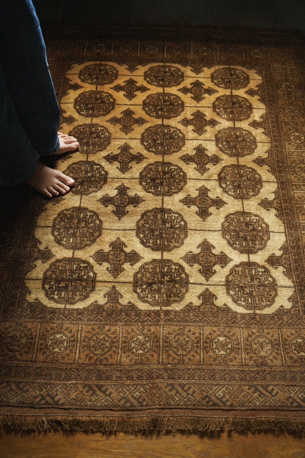 1407-Vintage Baluch rug