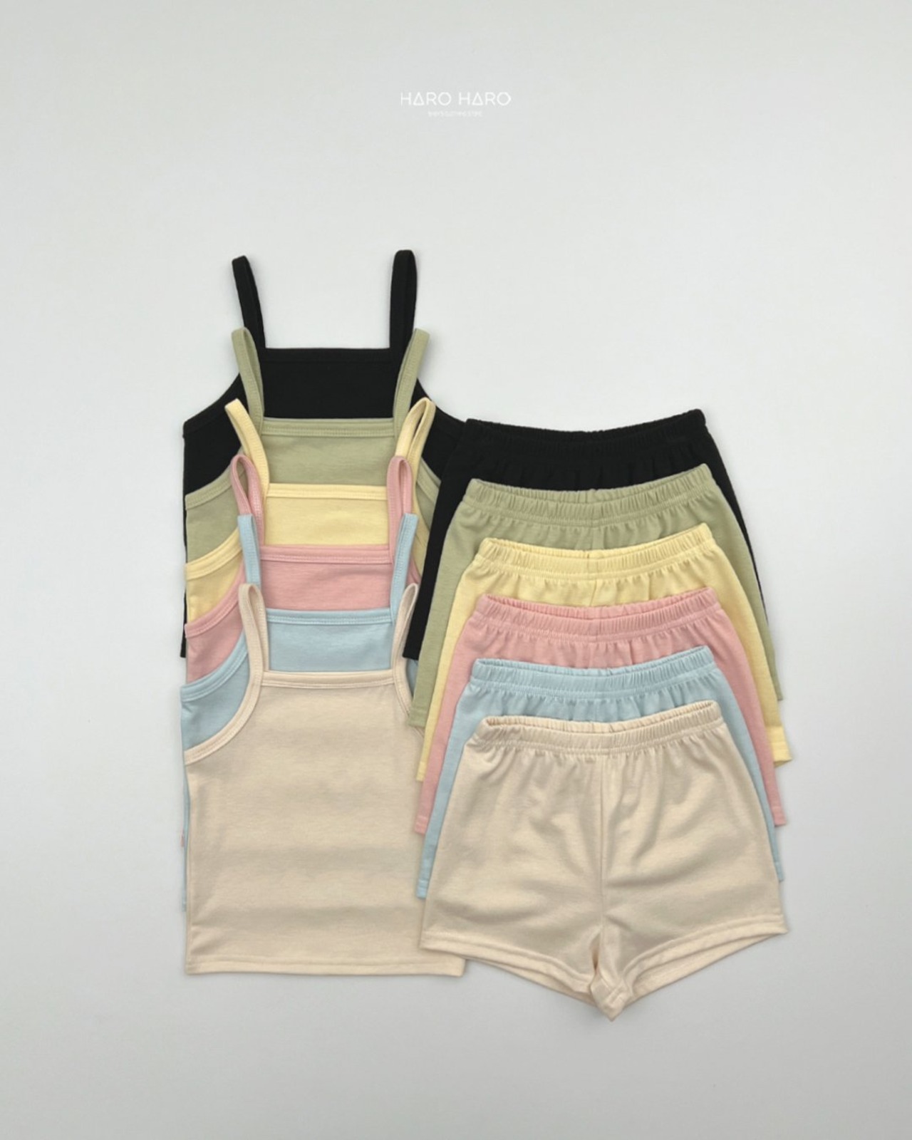 [HARO HARO] Honey Sleeveless Set-up / [하로하로] 허니나시상하세트