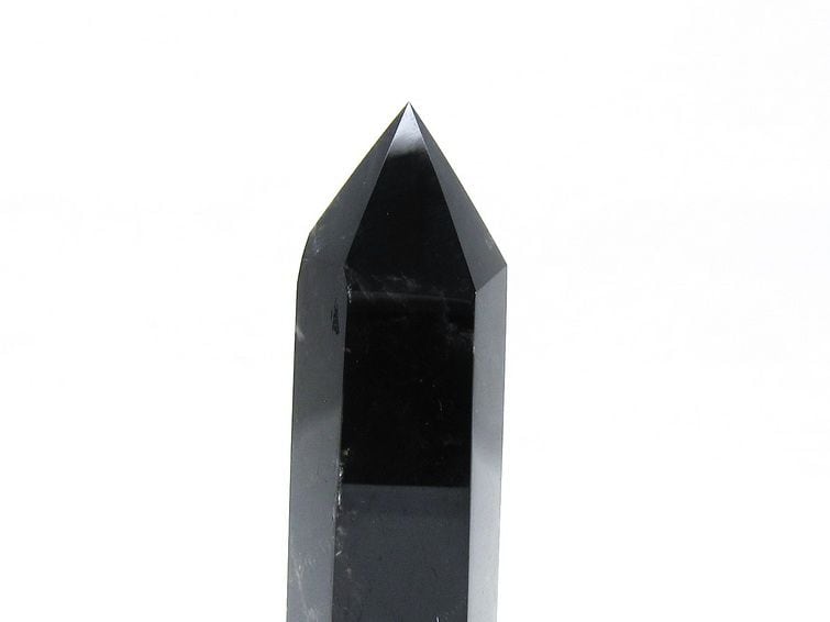 モリオン ポイント 六角柱 黒水晶 置物 一点物 152-4275 | 天然石