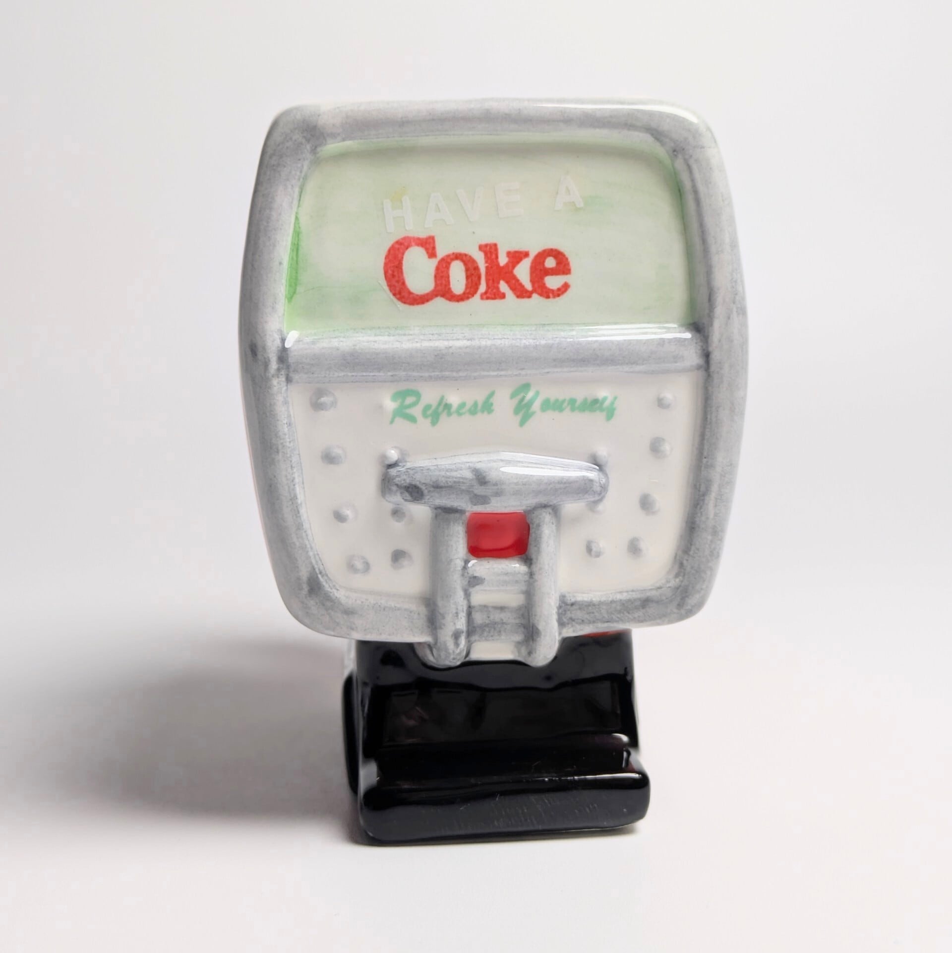 ☆ VINTAGE 1998 ☆【 Coca-Cola / Coke( コカコーラ )】 陶器製ドリンクサーバー型小物入れ 〚アメリカン雑貨 アメトイ〛