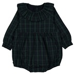 【Maison Marelle / 予約 10/23〆切】Romper DUPLEIX- tartan green& blue
