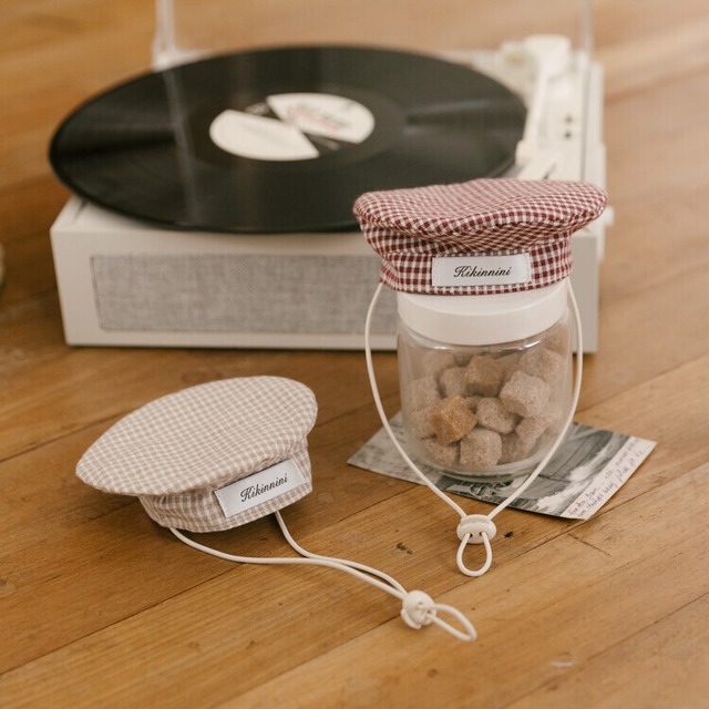 【予約】Brownie Classic Check Beret〈2color〉/ kiki&nini　韓国犬服