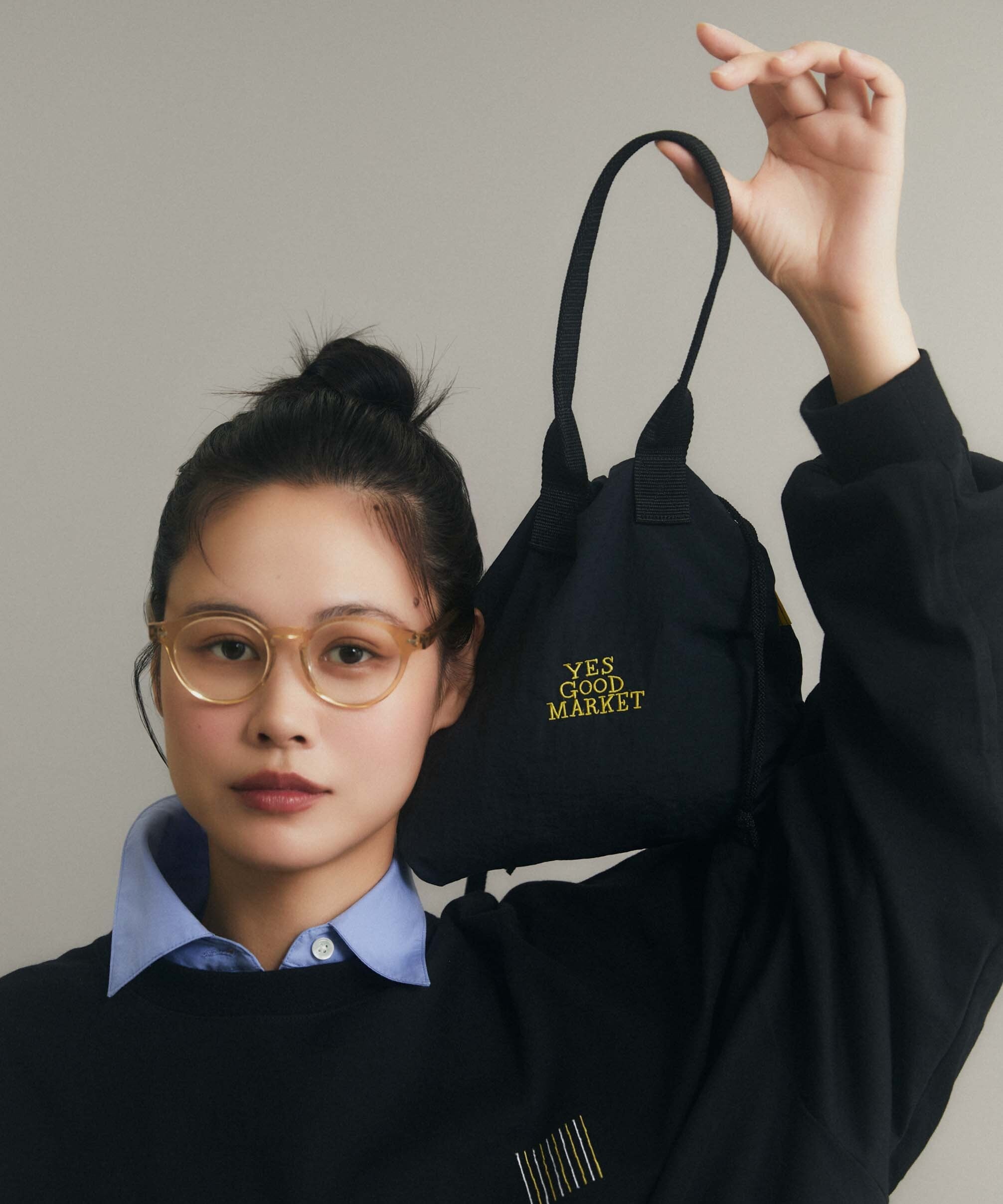 YESGOODMARKET eYe_C CAP ブラック YESGOODMARKET eYe_C CAP ブラック YGM×eYe C CAP | Yes Good