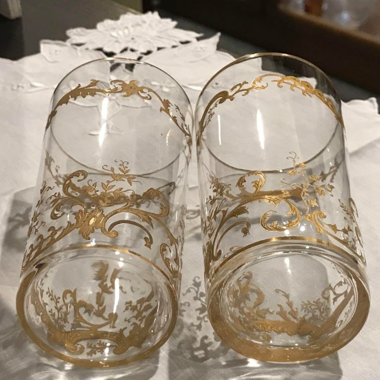 美しい金彩オールドサンルイ St Louisミカド Micadoタンブラーペア 