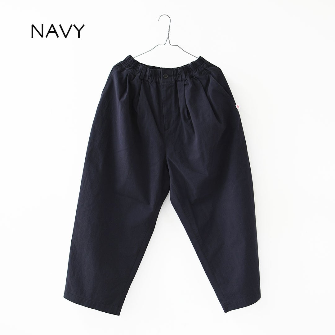 DANTON [ダントン] W C/N Twill Double Pleated Easy Pants [DT
