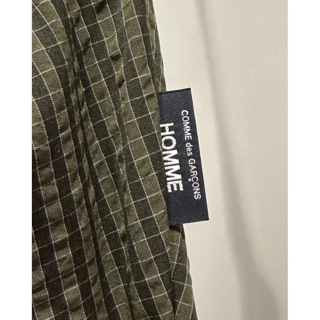 新品POLYESTER CHECK PATTERN BAG COMME des GARCONS HOMME POLYESTER CHECK PATTERN BAG（KAHKI