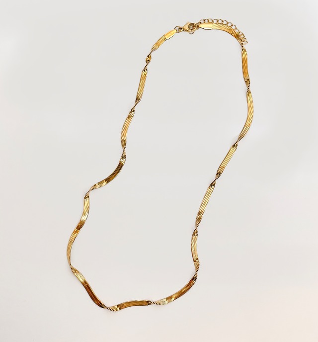 TWIST NECKLACE ゴールド