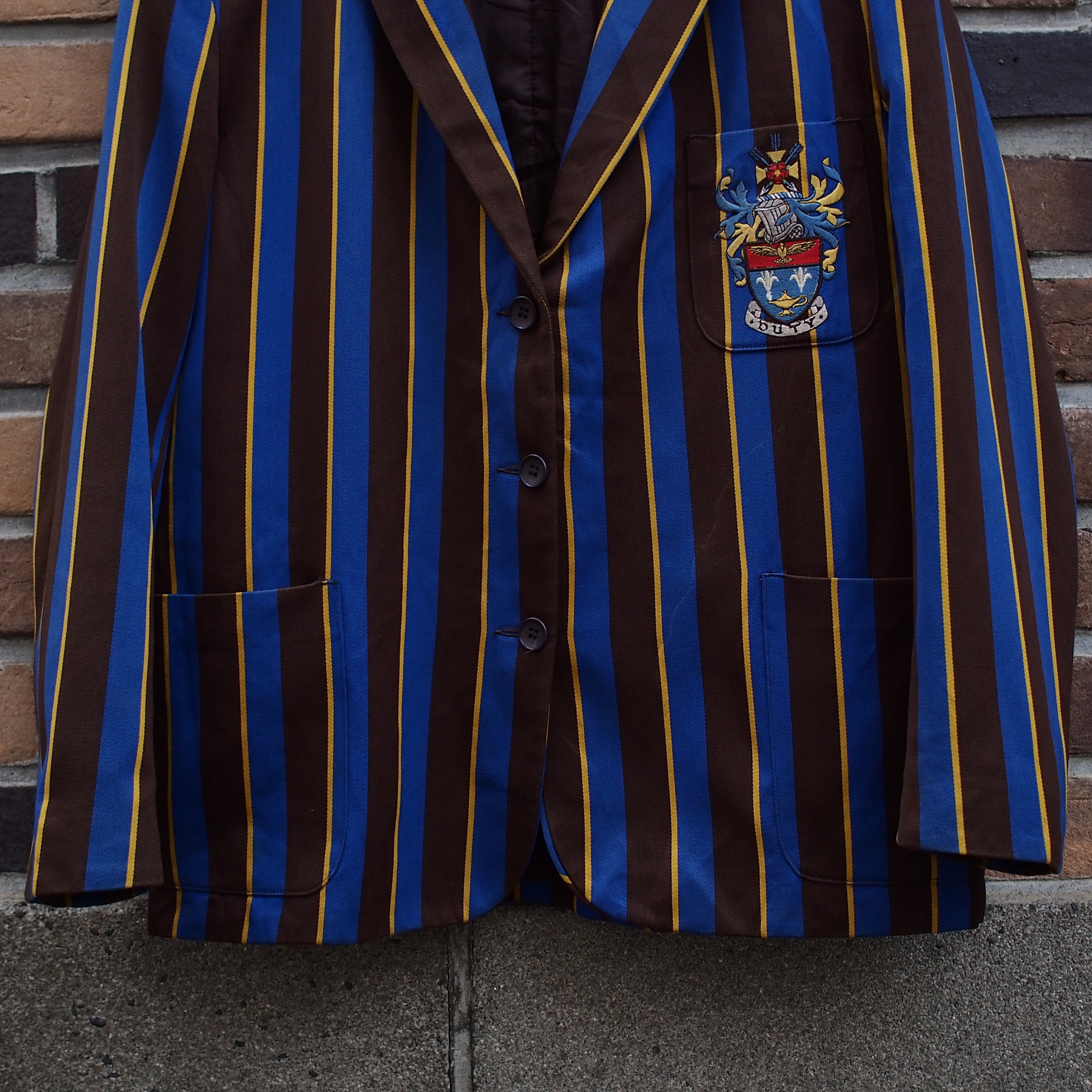 人気No1 希少 極美品 【イギリス製 XL程】Vintage Jacket School テーラードジャケット
