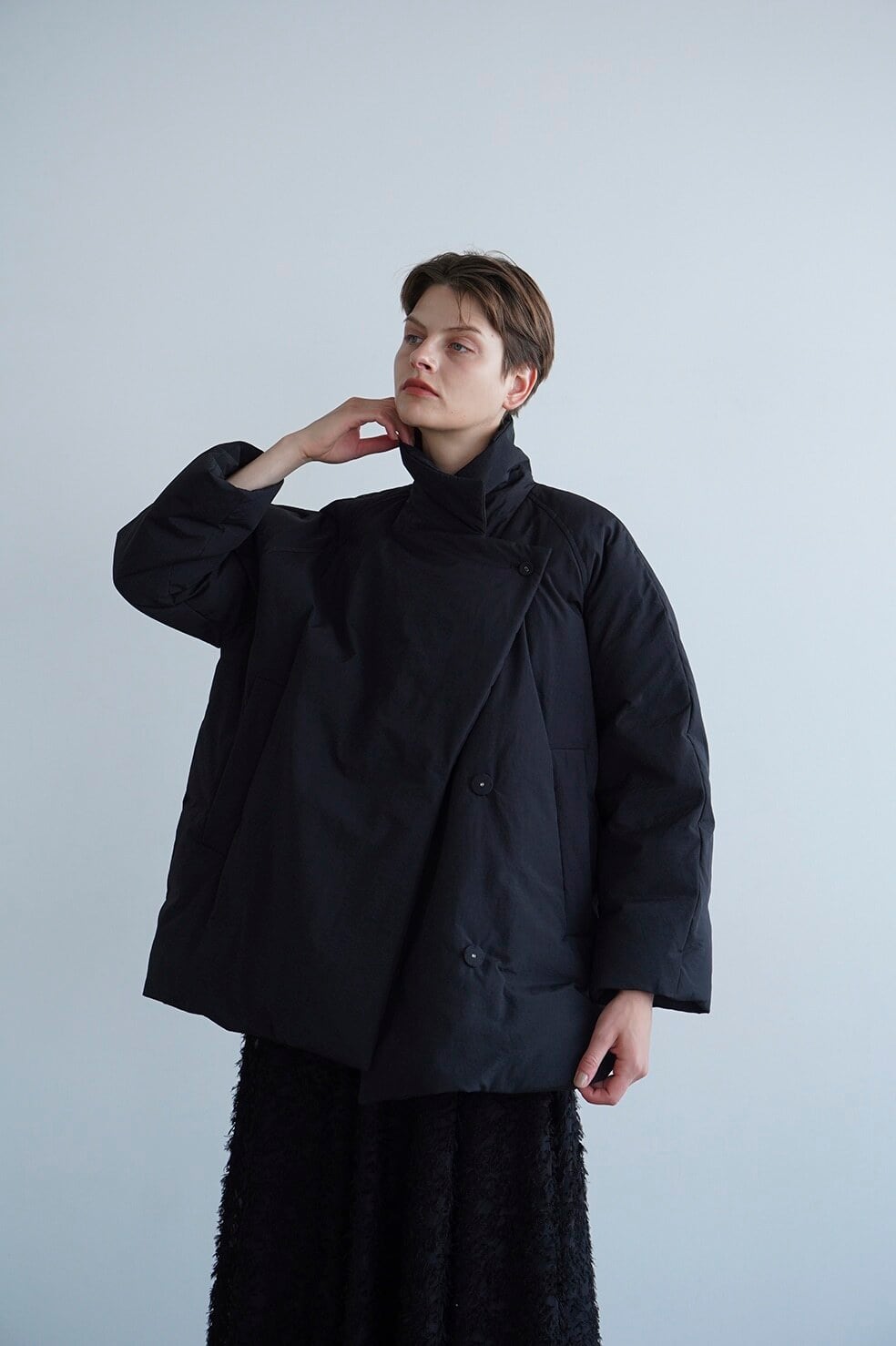 CLANEクラネCOCOON SHORT DOWN COATダウンコート | www.innoveering.net