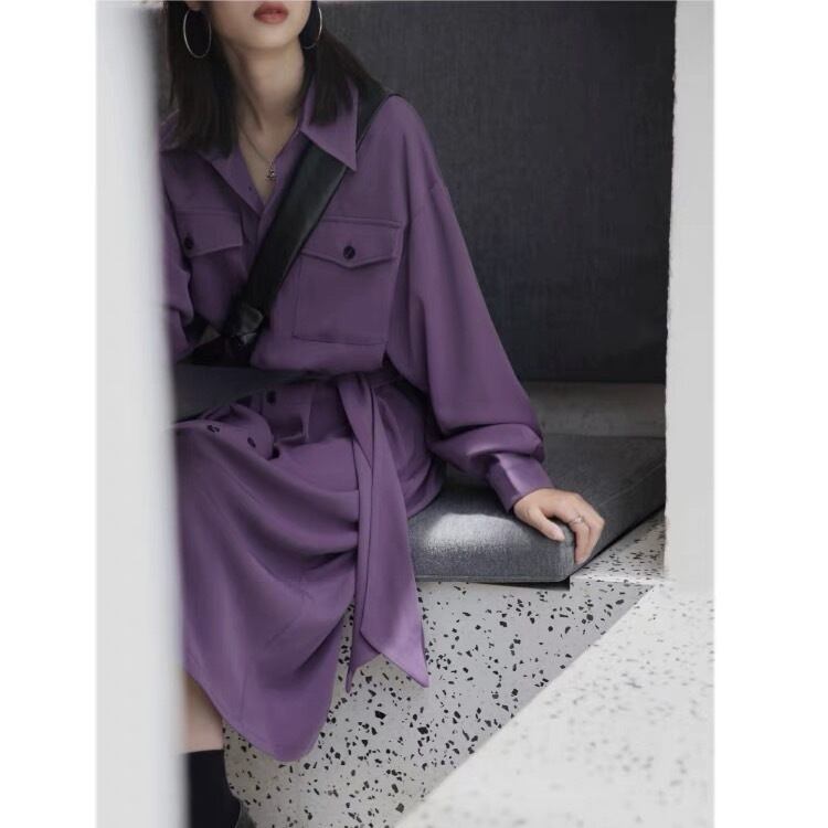 Waist Ribbon Shirt Onepiece 658 Entire