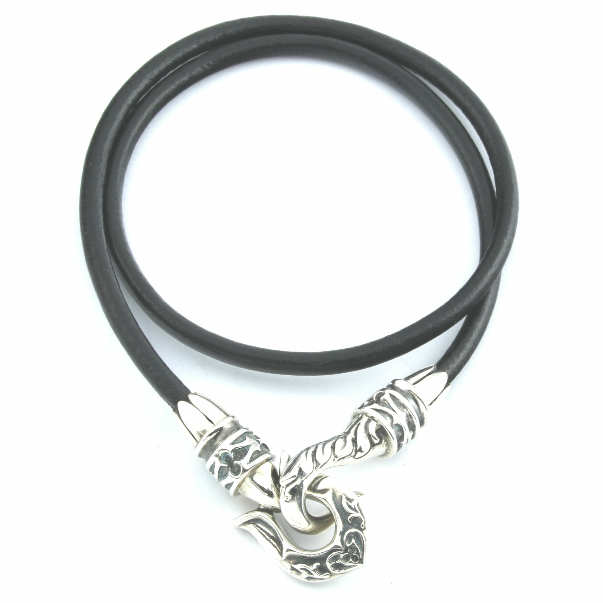 ホースシューレザーブレスレット ACB0103 Horseshoe leather bracelet