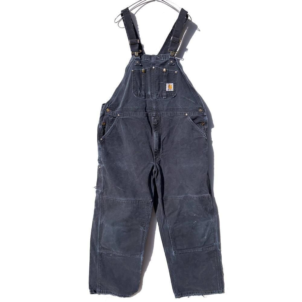 Carhartt ダークグレー オーバーオール Vintage Carhartt Black Duck Overalls [Carhartt] Vintage Duck