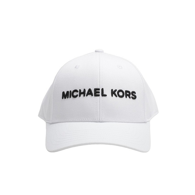 マイケルコース MICHAEL KORS 帽子 OR4003435Z-WHITE メンズ レディース ロゴ キャップ ホワイト 帽子
