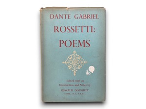 【SL512】【PROOF COPY】Poems Edited with an introduction and notes by Oswald Doughty (1957) /Dante Gabriel Rossetti