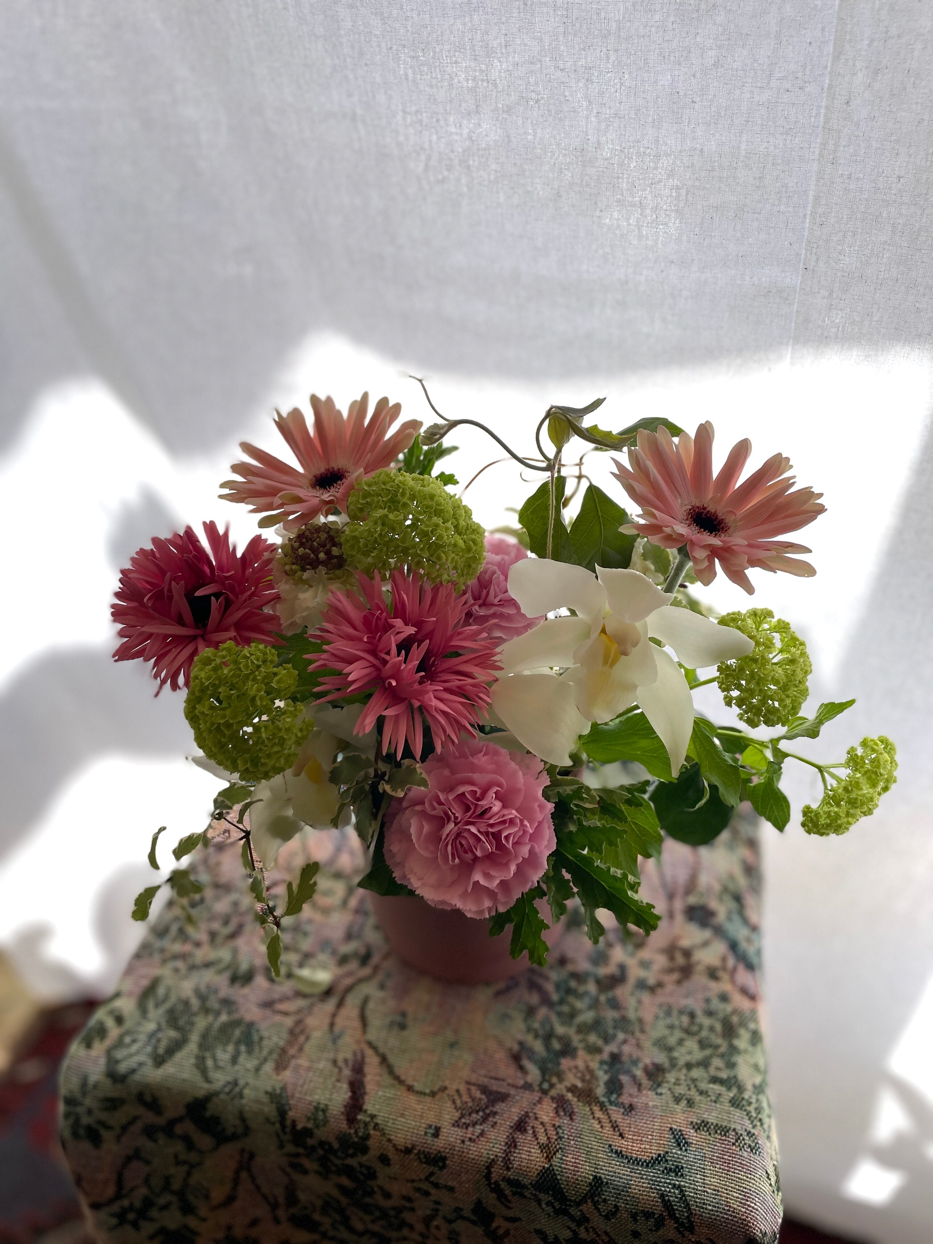 5/11日~12日到着便//thanks flower (M size) //ピンクのガーベラ   for Mother's Day //