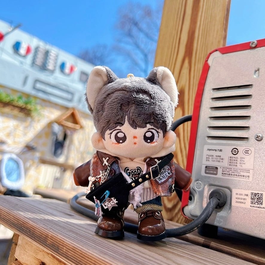 10cmぬい服】メイラードジャケットコーデ 10cm着せ替えぬいぐるみ用