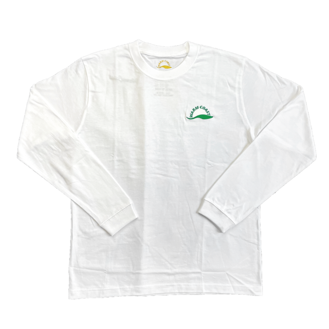 Logo embroidered longtee "white x green"【予約販売】［発送予定：入金確認後2〜4週後］