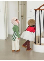 〖取寄〗韓国子供服 / 26winter / Little Hi / シャーフリルスカート / キッズ *1~2*