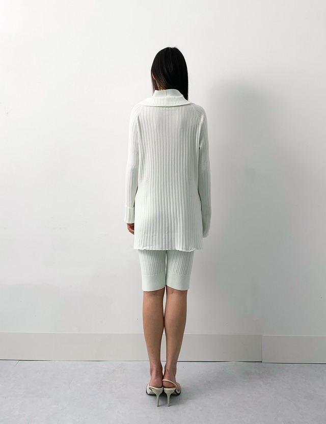 【ulikasanctus】Double layered knit cardigan