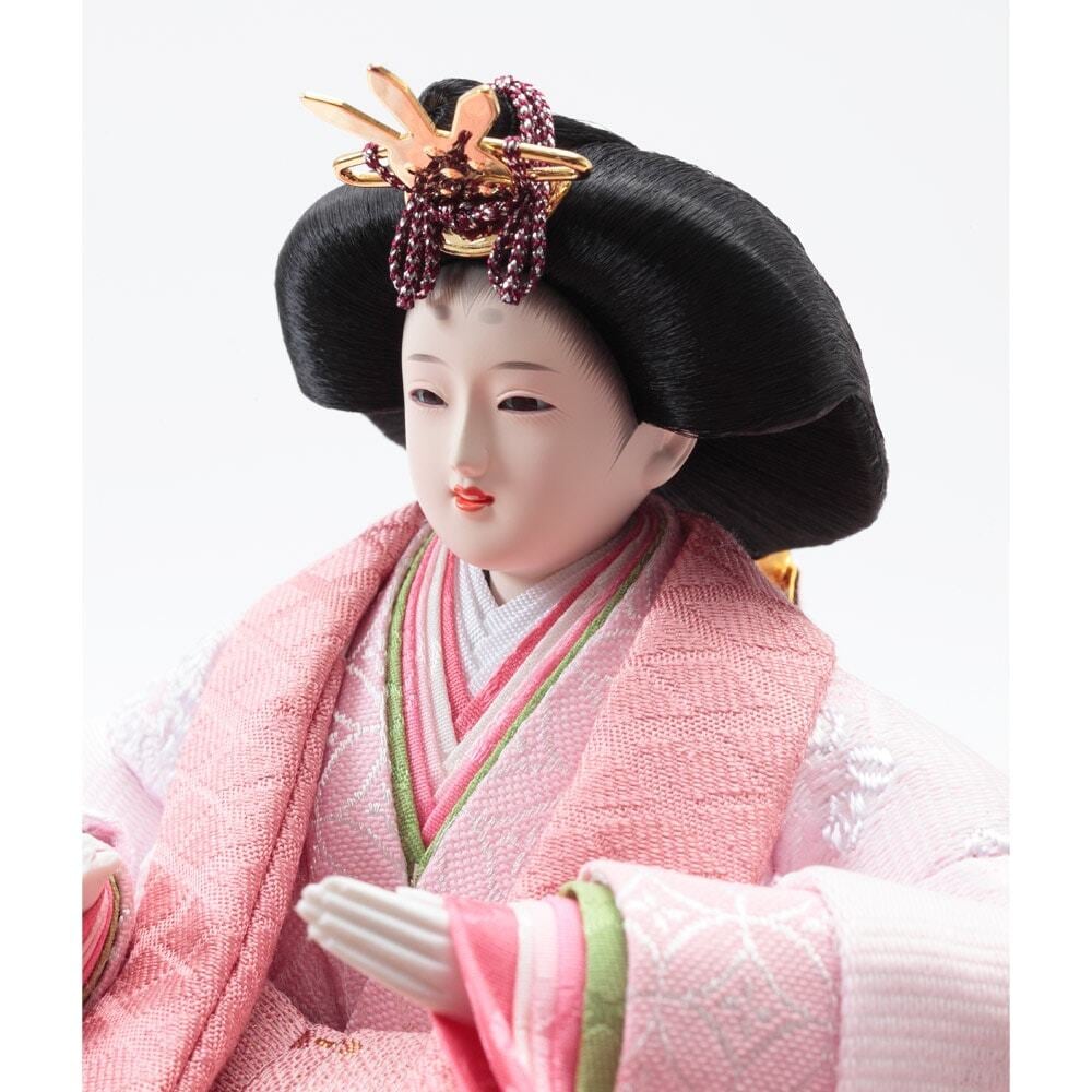 雛人形 三段飾り | 久月 | 収納三段 親王官女飾り 銘木シリーズ 檜