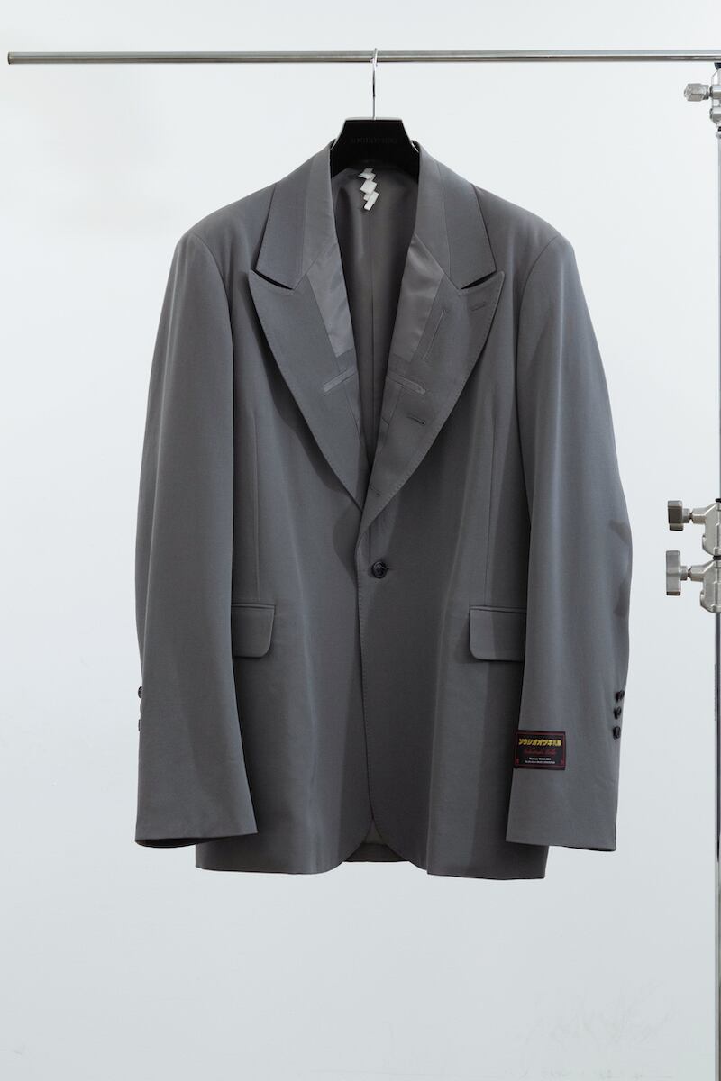 SOSHIOTSUKI OVERSIZED DOUBLE SMOKING JACKET(NEZUMI) S22AW05JKT