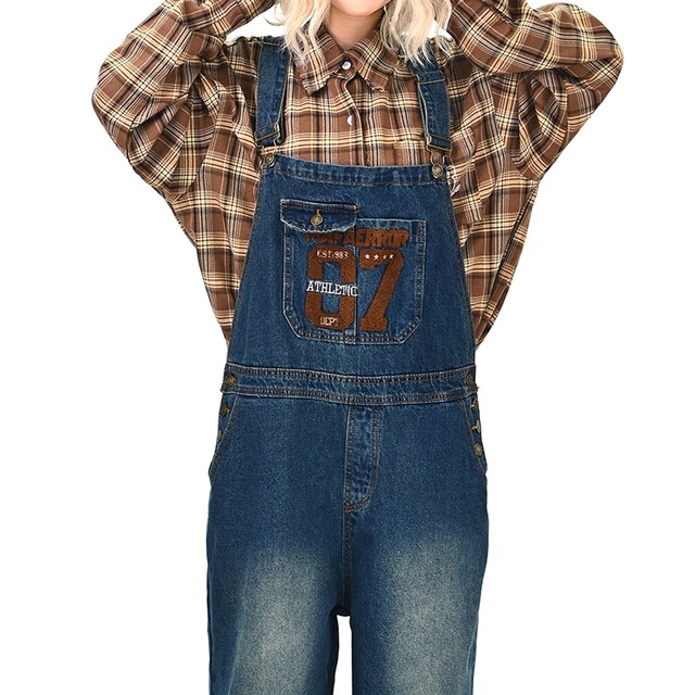 ヴィンテージロゴデニムサロペット   R01054