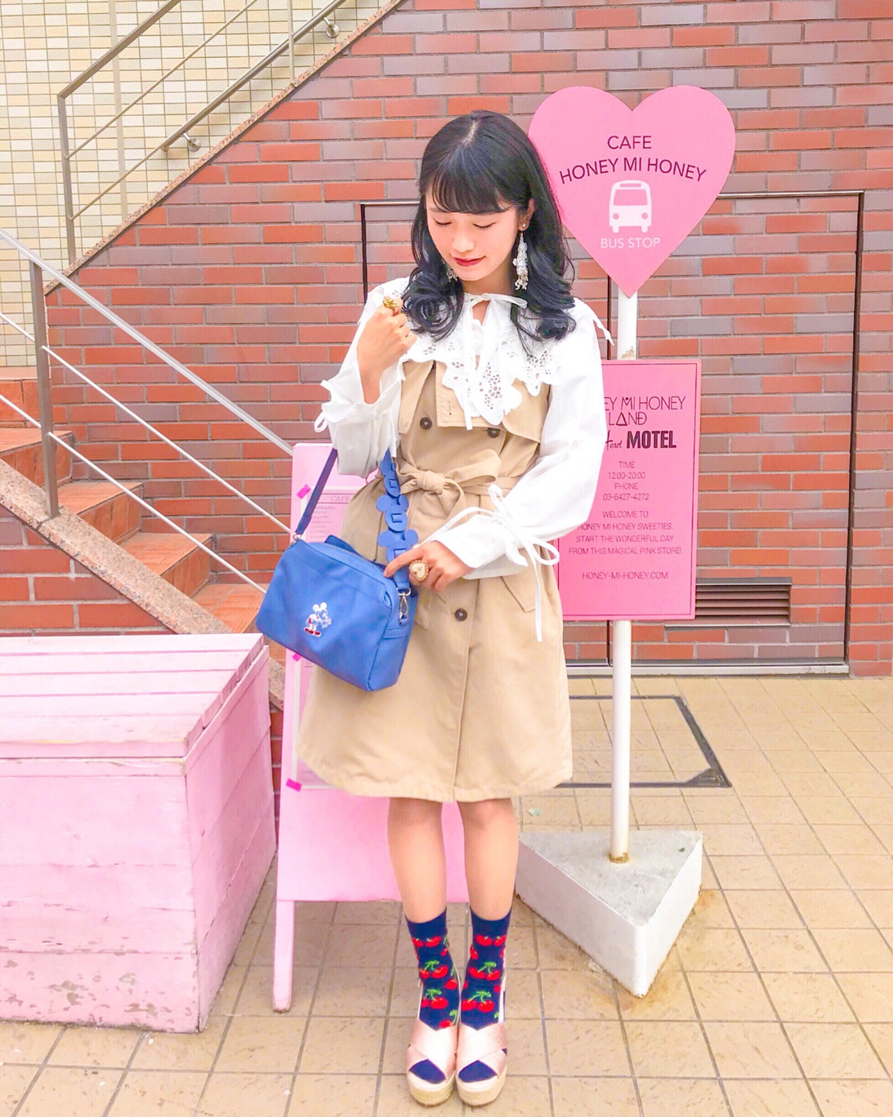 レースタッセルピアス / イヤリング - 7