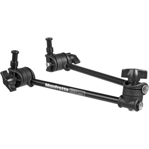 【数量限り】マンフロット(Manfrotto)スタジオアクセサリー シングルアーティキュレテッドアーム 2段 16mmスピゴット ブラック 196AB-2