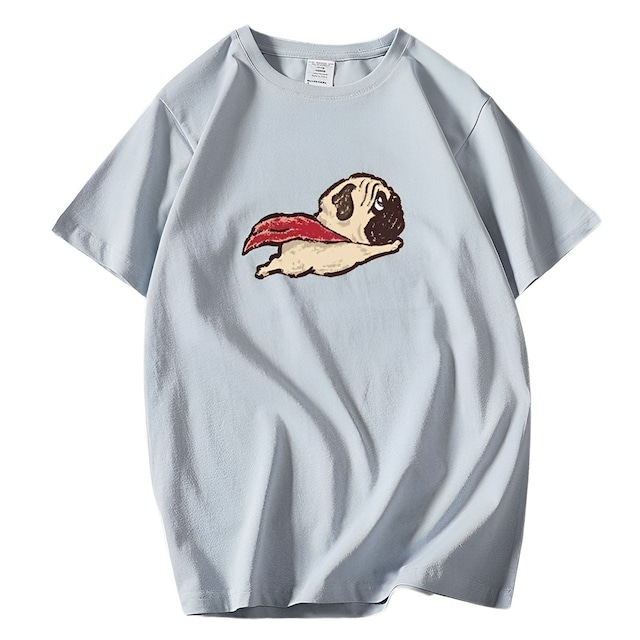 T-shirt 　-super pug- 7colors　　t1