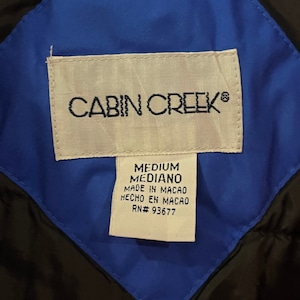 【CABIN CREEK】マウンテンパーカー ナイロンジャケット アウター アメリカ古着