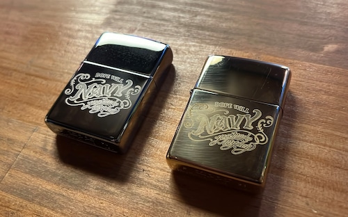 NAVY F.T SIGNPAINT ZIPPO