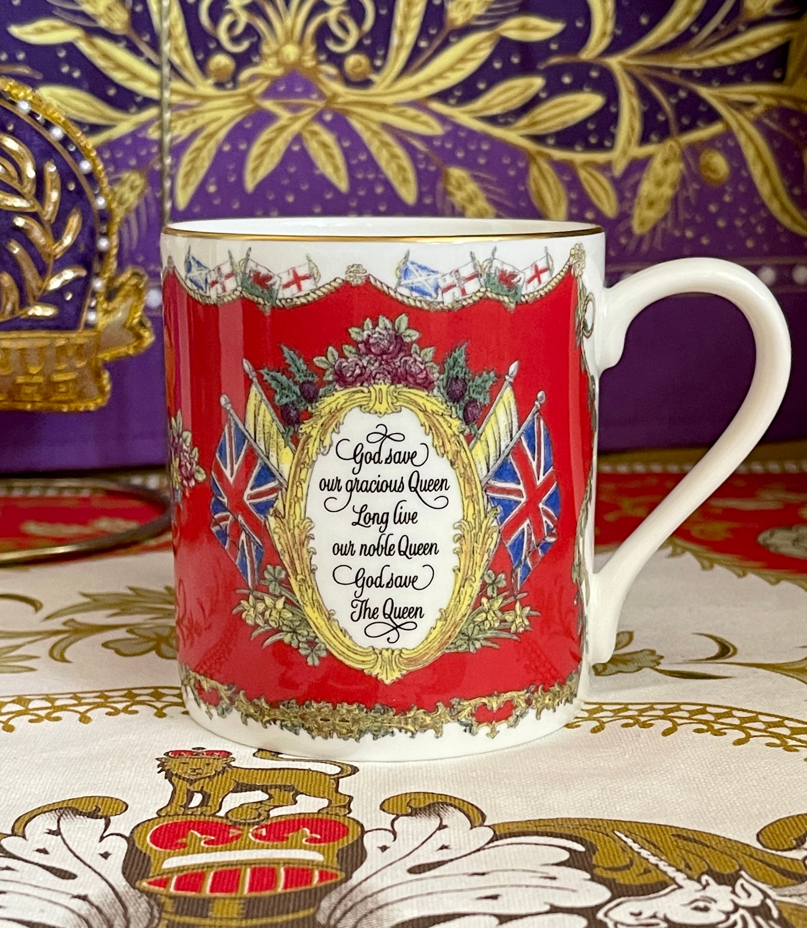 ◇在庫限り◇マグ◇エリザベス女王◇記念マグ◇ハルシオンデイズ◇英国