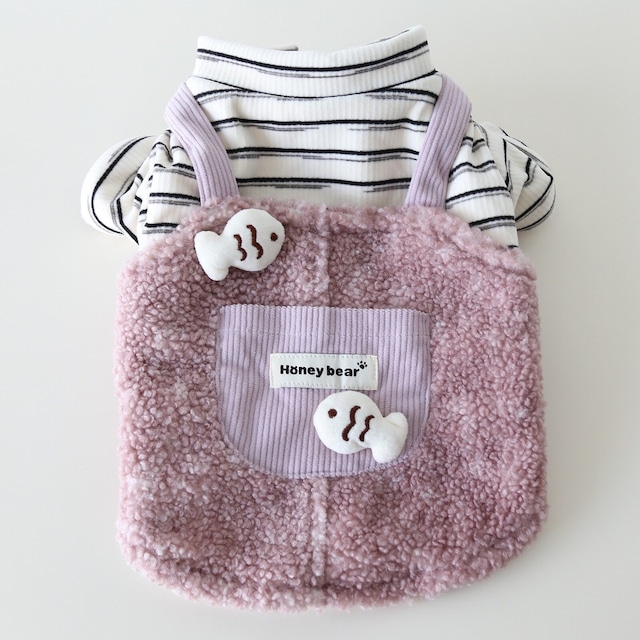 2-in-1 Dog wear -Fluffy bottoms-　　r-item-0784