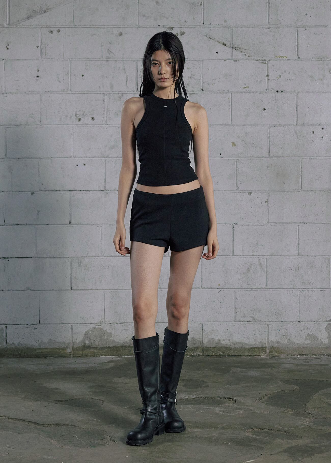 BOHEMIAN SEOUL] BASIC TANK TOP, BLACK 正規品 韓国ブランド 韓国通販