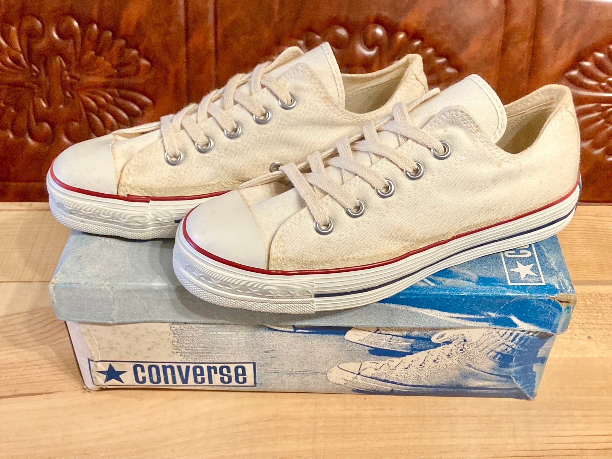 CONVERSE（コンバース） COACH（コーチ）生成り 4 23cm USA 70s ...