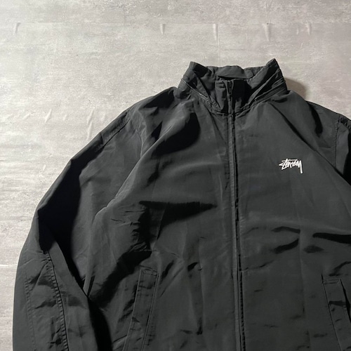 STUSSY / back logo nylon jacket size L