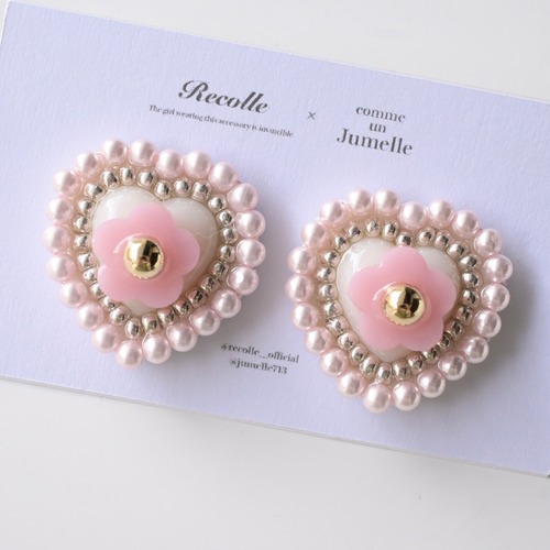 【Recolle × Jumelle】princess daisy recolle heart ＊ light pink