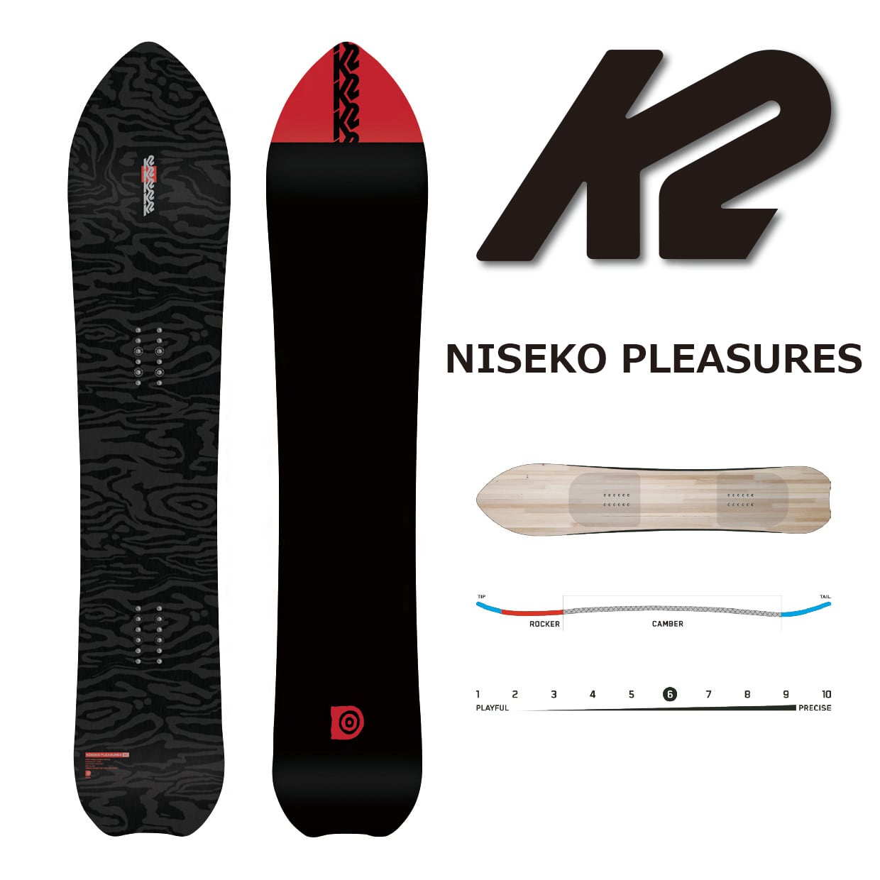 23-24年モデル K2 .『 NISEKO PLEASURES 』. ケーツー . ニセコ