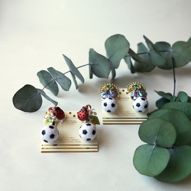 LOVE SOCCER ピアス/イヤリング