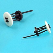 HFDHD 高速ボタン-縫製なしのボタン、高速ボタン、スペアアイボタン、ボタン固定ツール ホワイト 10PCS