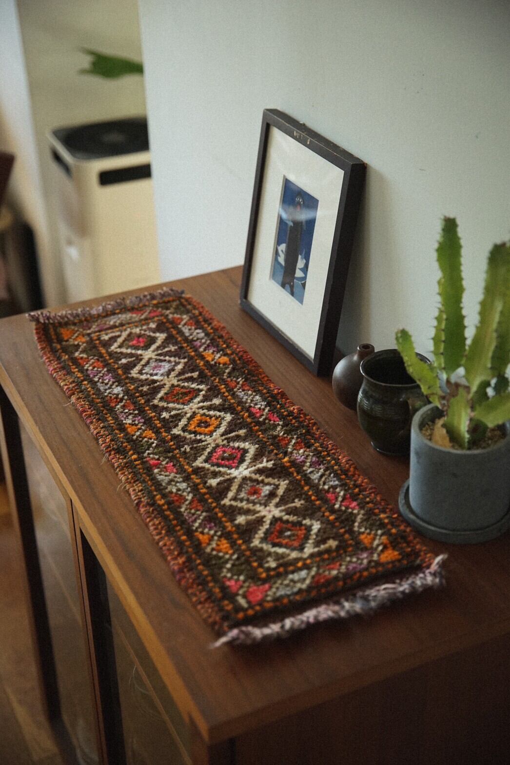 598 -Vintage Baluch rug