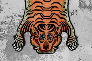 Tibetan Tiger Rug 《Sサイズ•ウール480》チベタンタイガーラグ