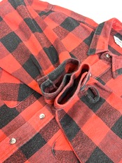 80s FIVE BROTHER FLANNEL SHIRT MADE IN USA Size XL