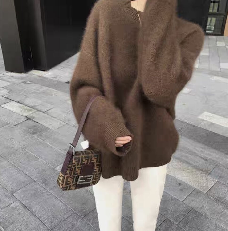 ◆即納◆3colorsシャギーニット(ご注文から1-4営業日でお届け)