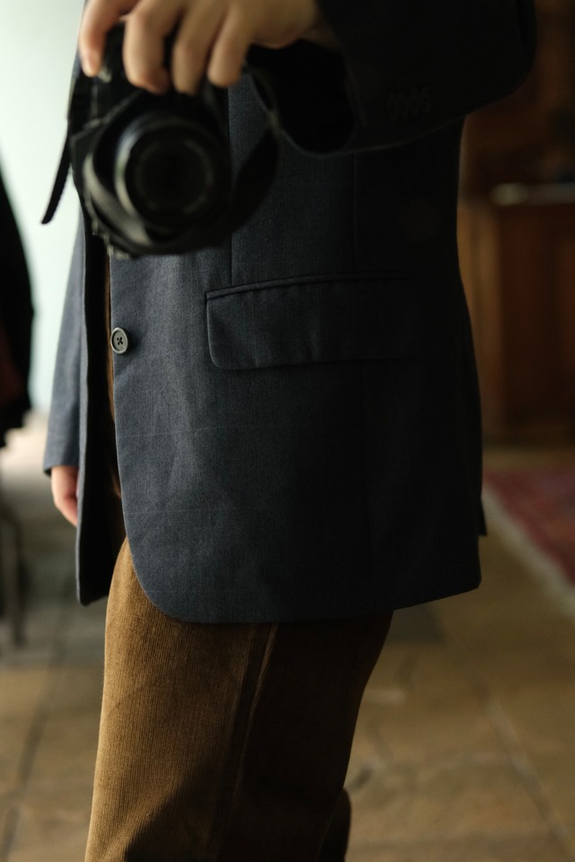Utah／80-90’s “Burberry’s” windowpane check tailored jacket