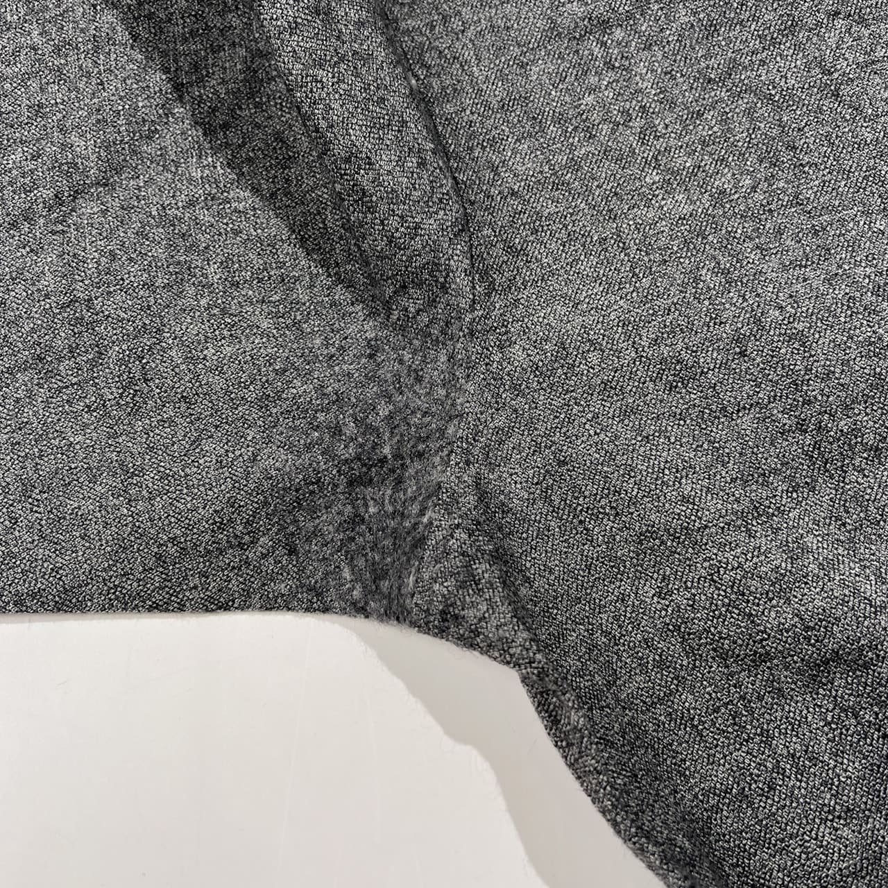 BLACK PIA ブラックピア ロゴ刺繍 長袖 ウール シャツ サイズ L /メンズ/グレー/日本製/ライカ