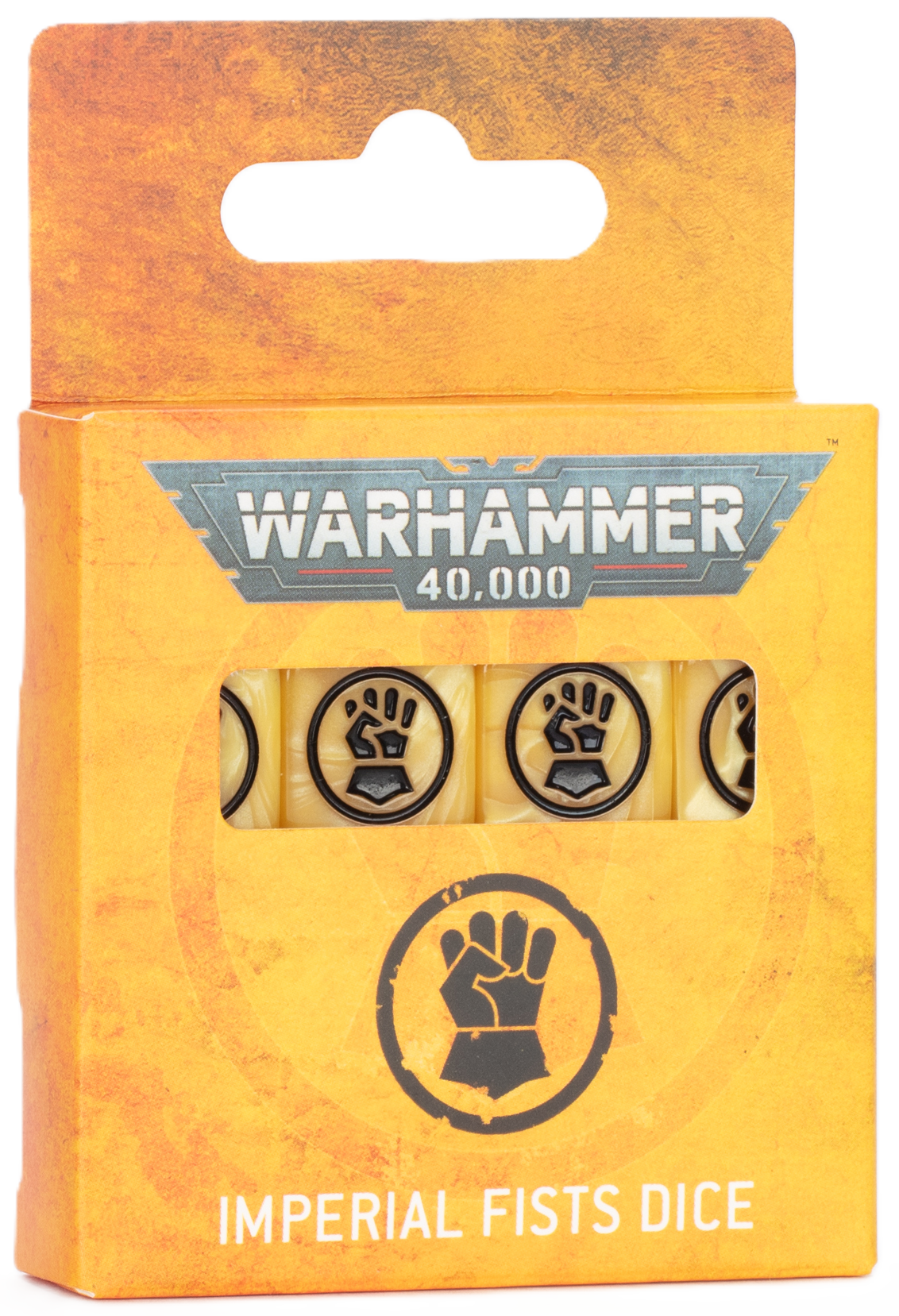 ウォーハンマー40,000:インペリアルフィスト・ダイス	WARHAMMER 40000: IMPERIAL FISTS DICE