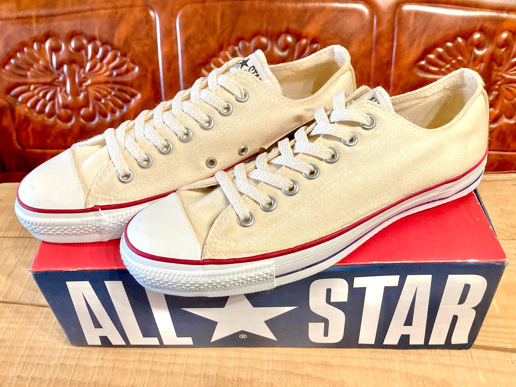 converse(コンバース) ALL STAR(オールスター)生成り 8.5 27cm 90s USA 225