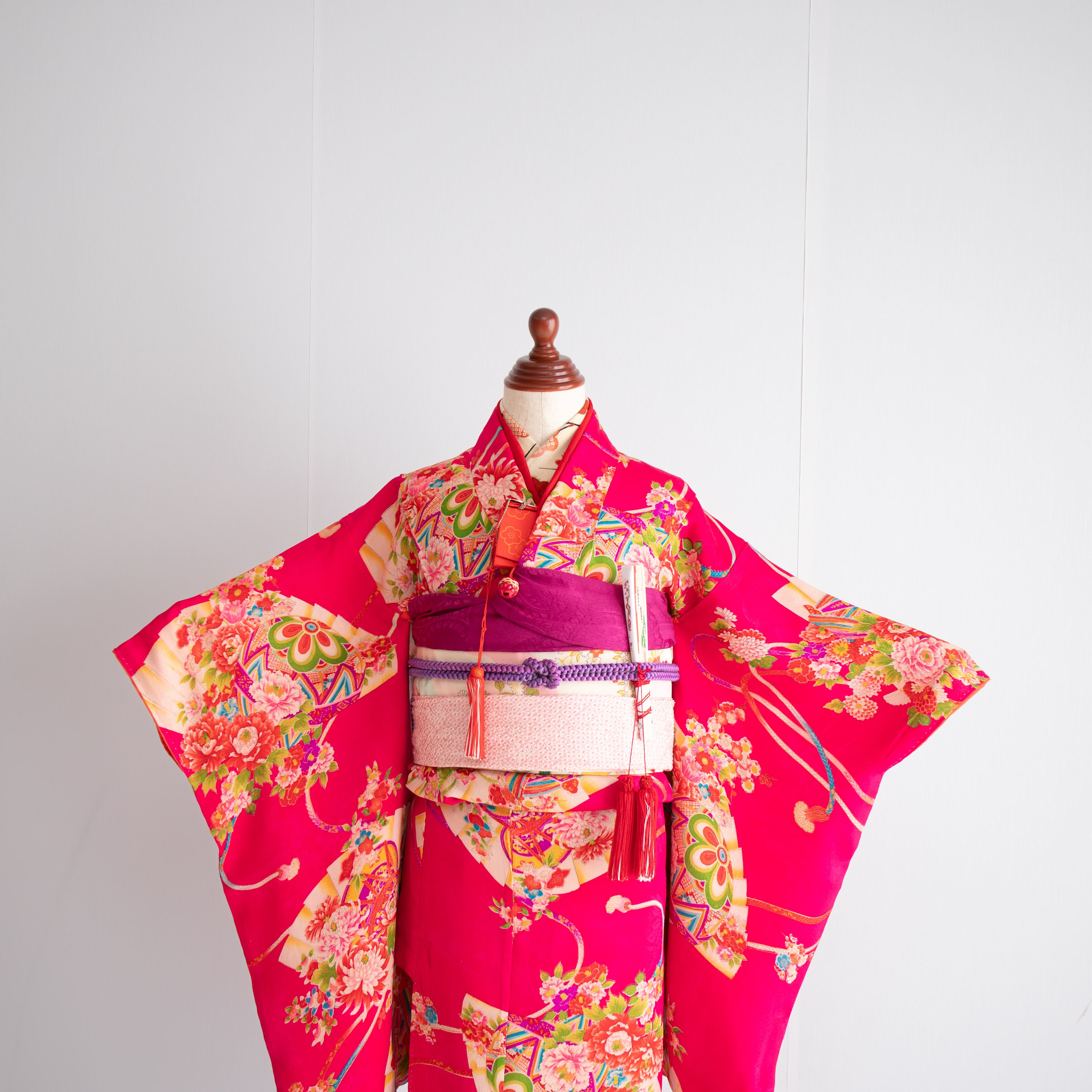 女の子帯style『hanaougi』/SA7012(対応身長目安 約113㎝〜120㎝)